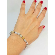 Yaşam Tohumu Morganit Taşı Tasarım Bileklik (47158)