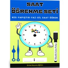 Saat Öğrenme Seti Kes - Yapıştır - Yaz - Sil