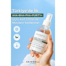 SKINWELL Aha - Bha - Pha İçeren Cildi Onarmaya, Sebum Dengelenmeye Yardımcı Yüz Bakım Sprey Tonik 200 ml