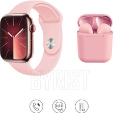 Byrist T700S 1.80" Ekran  Watch 9 Akıllı Saat + BYRPODS12 Bluetooth Kulaklık