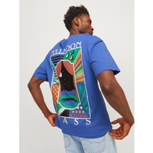 Jack & Jones Erkek Sirt ve Gögüs Baskili Tisört - Delirium