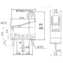 Fano Fano-Micro Switch Mini Makaralı KW10-Z4P