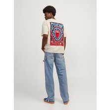 Jack & Jones Erkek Sirt ve Gögüs Baskili Tisört - Delirium