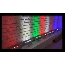 Ledmira LED 30 cm Rgb Wallwasher Kumandalı 16 Renk LED Aydınlatma 9 Watt