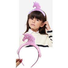 Stone Family Unicorn Figürlü Taç Açık Pembe Renk