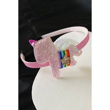 Stone Family Unicorn Figürlü Çocuk Taç Toz Pembe Renk