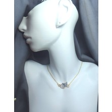 Crystal Atelier Rüya Kanatları Kelebek Figürlü Kolye