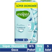 Molped Süper Ekonomik  Ped Gece 16x5 80 Adet