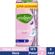 Molped Ultra Ped Gece 16x3 48 Adet