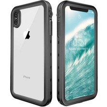 FUJİMAX Apple iPhone Xs Max Uyumlu Su Geçirmez Kılıf Suya ve Toza Dayanıklı 360 Tam Koruma Kapak