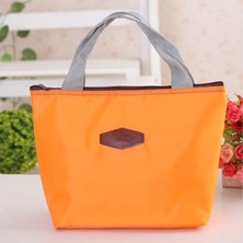 Yuying Shop Turuncu Tarzı Çevre Dostu Su Geçirmez Tırmanma Kamp Oxford Fermuar Depolama Buz Paketi Çantası Öğle Yemeği Çantaları (Yurt Dışından)