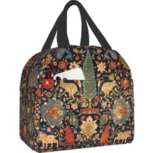 Yuying Shop No.12 Tarzı 22X20X13CM Vintage Dokuma Halı Kilim Baskı Termal Yalıtımlı Öğle Yemeği Çantası Bohemian Etnik Geometrik Taşınabilir Yemek Kabı Çalışma Okulu Için (Yurt Dışından)