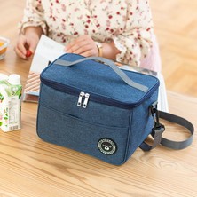 Yuying Shop Net Stil Taşınabilir Öğle Yemeği Çantası Gıda Termal Kutusu Dayanıklı Su Geçirmez Ofis Soğutucu Öğle Yemeği Kutusu Omuz Askısı Organizatör Yalıtımlı Kılıf (Yurt Dışından)