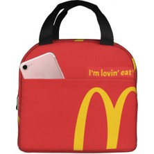 Yuying Shop No.6 Stili 22X20X13CM 2023 Moda Fast Food Öğle Yemeği Kutuları Ürün Taşınabilir Yenilik Yalıtımlı Kanvas Soğutucu Çanta Termal Soğuk Gıda Çalışma Öğle Yemeği Çantası (Yurt Dışından)