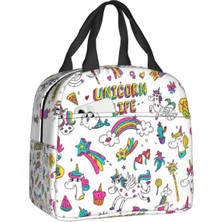 Yuying Shop No.13 Tarzı 22X20X13CM Sevimli Unicorn ve Baykuş Yalıtımlı Öğle Yemeği Çantaları Çalışma Okulu Için Karikatür Taşınabilir Soğutucu Termal Bento Kutusu Kadın Çocuklar (Yurt Dışından)