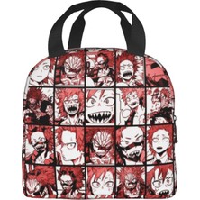 Yuying Shop No.8 Tarzı 22X20X13CM Bnha Kirishima Termal Yalıtımlı Öğle Yemeği Çantaları Kadın My Hero Academia Yeniden Kullanılabilir Yemek Kabı Okul Ofis Için Açık Yiyecek Kutusu (Yurt Dışından)