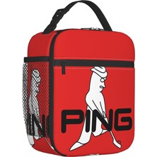 Yuying Shop No.10 Stili 26X21X11CM Golf Logosu Yeniden Kullanılabilir Öğle Yemeği Kutuları Kadınlar Için Su Geçirmez Termal Soğutucu Gıda Yalıtımlı Öğle Yemeği Çantası Ofis Çalışması (Yurt Dışından)