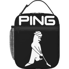 Yuying Shop No.10 Stili 26X21X11CM Golf Logosu Yeniden Kullanılabilir Öğle Yemeği Kutuları Kadınlar Için Su Geçirmez Termal Soğutucu Gıda Yalıtımlı Öğle Yemeği Çantası Ofis Çalışması (Yurt Dışından)