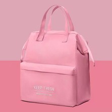 Yuying Shop Pembe-S Tarzı Büyük Kapasiteli Öğle Yemeği Çantası Kadın Su Geçirmez Yalıtımlı Omuz Crossbody Çanta Yemek Kabı Için Taşınabilir Taze Soğutucu Çanta (Yurt Dışından)