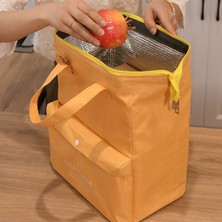 Yuying Shop Pembe-S Tarzı Büyük Kapasiteli Öğle Yemeği Çantası Kadın Su Geçirmez Yalıtımlı Omuz Crossbody Çanta Yemek Kabı Için Taşınabilir Taze Soğutucu Çanta (Yurt Dışından)