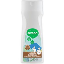 Siveno %100 Doğal Duş Sabunu Hindistan Cevizli Kokulu Nemlendirici Duş Jeli 5 Değerli Bitki Vegan 300 ml