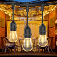 Cata 10 - 19 Watt Sarmaşık Dış Mekan Armatür CT-7070 10 Metre - 20 Duy 
