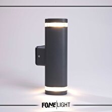 FoneLight Aplikler Çift Yönlü LED Iç Mekan ve Dış Mekan Duvar Aplik - IP65 Toz ve Su Geçirmez, Paslanmaz Duva