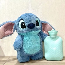 Magiceham Anime Kawaii Turo Lilo Stitch Peluş Sıcak Su Şişesi Kış Kadın Ev Su Dolum El Isıtıcı Canavar Oyuncaklar Hediye (Yurt Dışından)