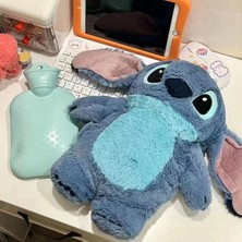 Magiceham Anime Kawaii Turo Lilo Stitch Peluş Sıcak Su Şişesi Kış Kadın Ev Su Dolum El Isıtıcı Canavar Oyuncaklar Hediye (Yurt Dışından)