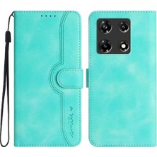 SZY Mall Infinix Not 30 Pro Case Premium Pu Dahili Mıknatıs Kapağı ile Uyumlu (Yurt Dışından)