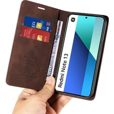 SZY Mall Xiaomi Redmi Için Not 13 4g Pu Deri Manyetik Folio Cüzdan (Yurt Dışından)