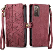 SZY Mall Samsung Galaxy S20 Fe 5g Için Flip Case Basit Iş Kapak Deri (Yurt Dışından)