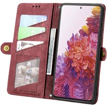 SZY Mall Samsung Galaxy S20 Fe 5g Için Flip Case Basit Iş Kapak Deri (Yurt Dışından)