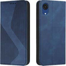 SZY Mall Samsung Galaxy A03 Çekirdek Manyetik Cüzdan Kickstand Pu Deri Kart (Yurt Dışından)