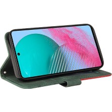 SZY Mall Samsung Galaxy M54 Kickstand Koruyucu Pu Deri Flip Folio Için Kılıf (Yurt Dışından)