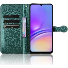 SZY Mall Samsung Galaxy A05 4g Için Kılıf Deri Cüzdan Kapak Geometrik Desen (Yurt Dışından)