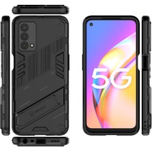 SZY Mall Oppo A93 5g Koruyucu Kapak Için Kılıf Kickstand Sağlam Askeri (Yurt Dışından)