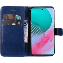 SZY Mall Kart Yuvası ile Samsung Galaxy M54 Için Flip Case Klasik Düz Renk Yüksek (Yurt Dışından)