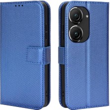 SZY Mall Asus Zenfone 9 Için Kılıf Manyetik Cüzdan Kart Tutucu Kickstand Kapak (Yurt Dışından)