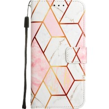 SZY Mall Xiaomi Poco M6 Pro 4g Pu Deri Kickstand Cüzdan Mermer Desen (Yurt Dışından)