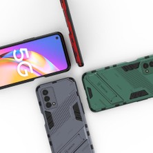 SZY Mall Oppo A93 5g Koruyucu Kapak Için Kılıf Kickstand Sağlam Askeri (Yurt Dışından)