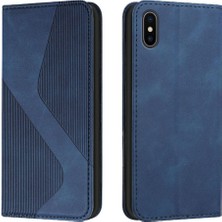 SZY Mall IPhone Xs Max Cüzdan Için Kılıf Kickstand Pu Deri Kart Yuvaları Tutucu Folio (Yurt Dışından)