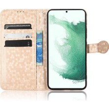 SZY Mall Samsung Galaxy S21 5g Için Kılıf Deri Cüzdan Kapak Geometrik Desen (Yurt Dışından)