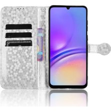 SZY Mall Samsung Galaxy A05 4g Için Kılıf Deri Cüzdan Kapak Geometrik Desen (Yurt Dışından)