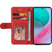 SZY Mall Samsung Galaxy M54 Kickstand Koruyucu Pu Deri Flip Folio Için Kılıf (Yurt Dışından)