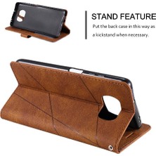 SZY Mall Xiaomi Poco X3 Nfc Kart Tutucu Kickstand Darbeye Pu Deri (Yurt Dışından)