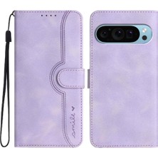 SZY Mall Google Pixel 9 Pro Case Premium Pu Cüzdan Yerleşik Mıknatıs ile Uyumlu (Yurt Dışından)