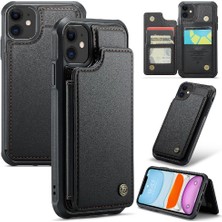 SZY Mall IPhone 11 Kart Tutucu Pu Deri Rfıd Engelleme Için Caseme Cüzdan Kılıf (Yurt Dışından)