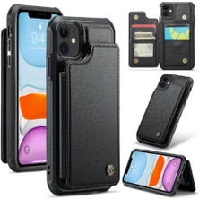 SZY Mall IPhone 11 Kart Tutucu Pu Deri Rfıd Engelleme Için Caseme Cüzdan Kılıf (Yurt Dışından)