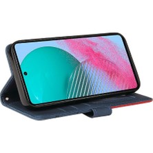 SZY Mall Samsung Galaxy M54 Kickstand Koruyucu Pu Deri Flip Folio Için Kılıf (Yurt Dışından)